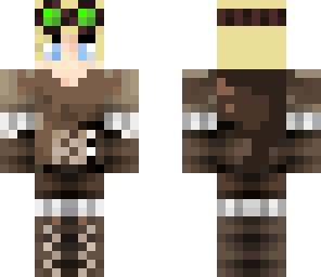 blonde steampunk boy