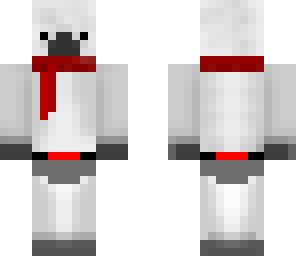 llama with a scarf and underwear