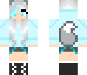 cute edited wolf girl