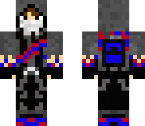 red and blue