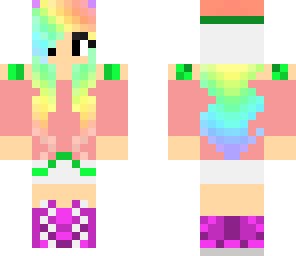 rainbow girl