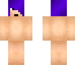 finished purple hair deadlox skin base