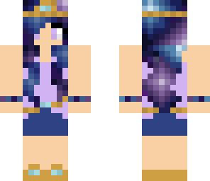 completed glaxy girl dress