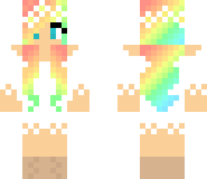 rainbow flower girl