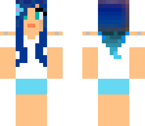 blue girl