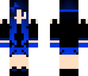 blue girl
