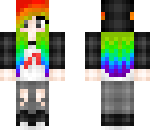 rainbow beanie