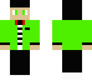 green suit
