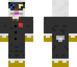 serius goat in suit