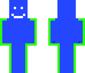 blue man