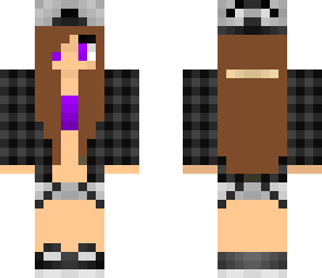 cute purple tomboy