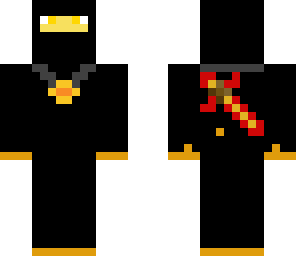 awesome ninja with a fire sword