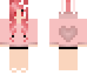 bunny girl with pigtails