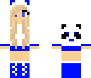 blue panda hoodie