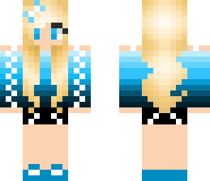 blue girl