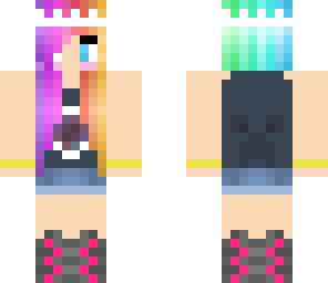 rainbow girl