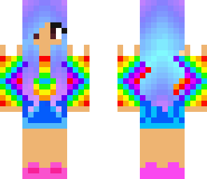 rainbow girl