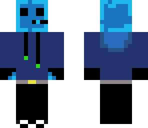 blue slime hoodie