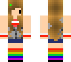 rainbow girl