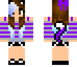 purple foxgirl