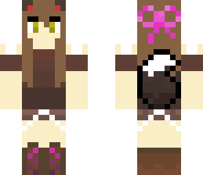 wolf girl brown