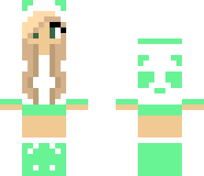 green panda