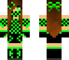 neon green girl gangster
