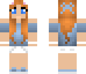blue catgirl