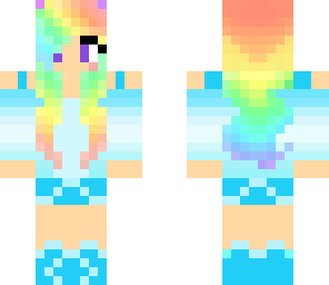 rainbow girl