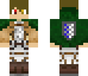 attack on titan person with different eye color