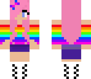 rainbow girl