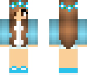 just a blue coated flower gurrl