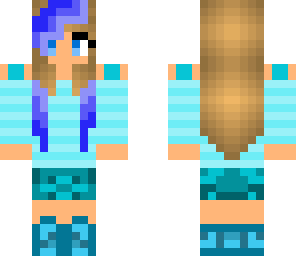 blue girl