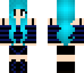 blue headphone girl