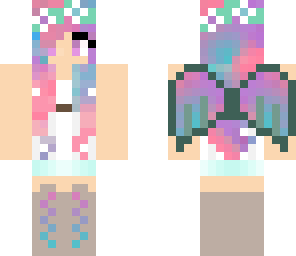 tie dye hair flower summer girl