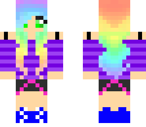rainbow panda girl