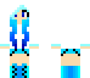blue girl