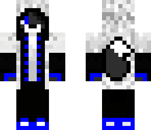 hooded wolf blue