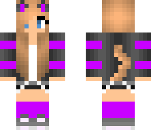 violet cat girl