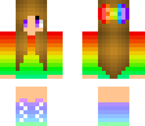fun rainbow girl