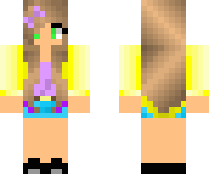 yellow summer girl