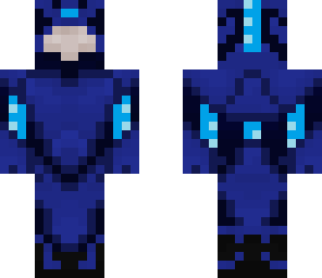 blue hooded
