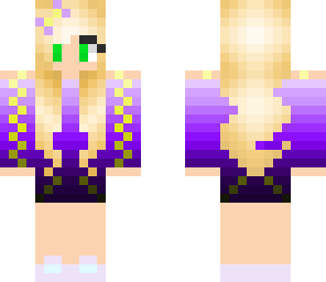 purple dress