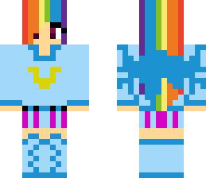 rainbow dash human
