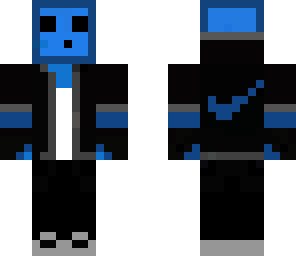 blue nike slime