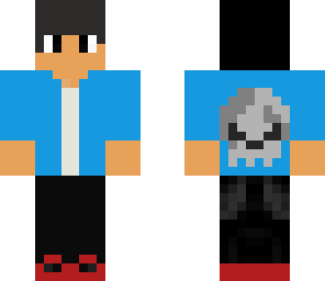 blue skull