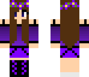 cool purple girl