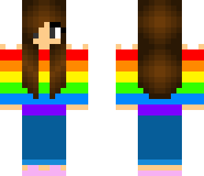 rainbow girl