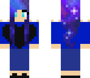 galaxy girl with a heart