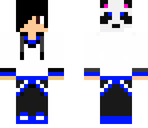blue panda boy